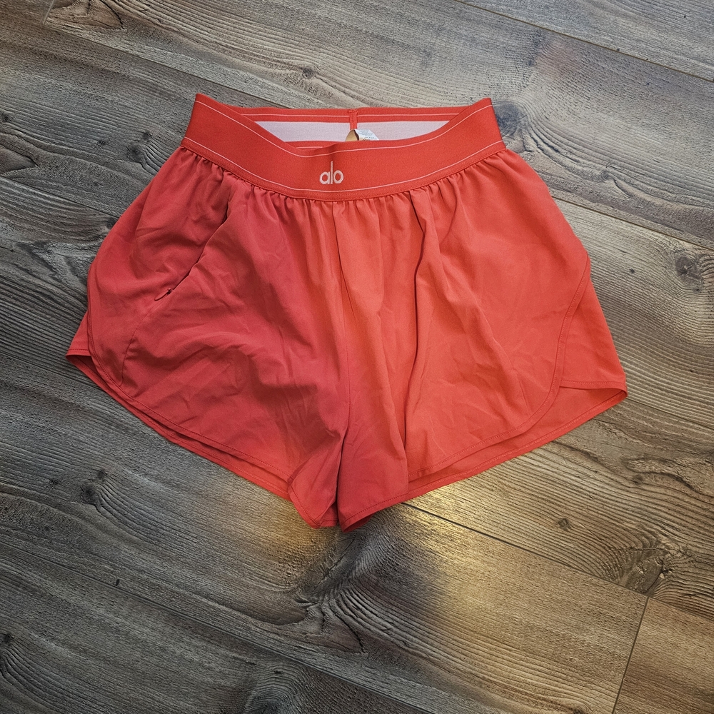ALO Yoga Vibrant Red Athletic Shorts